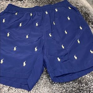 Polo swim trunks